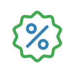 Standalone offer icon indicating exclusivity with other promotions